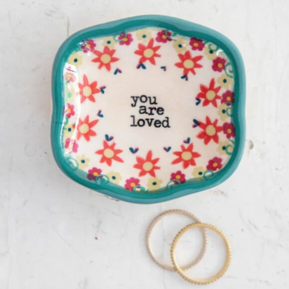 NATURAL LIFE Other - NATURAL LIFE YOU ARE LOVED CERAMIC TRINKET BOWL NEW